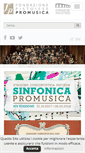 Mobile Screenshot of fondazionepromusica.it
